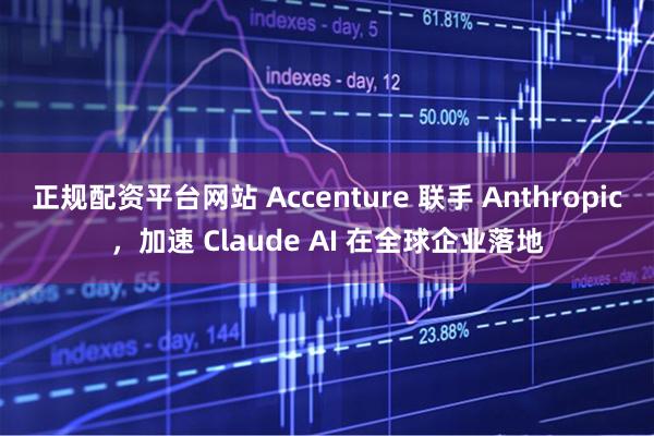 正规配资平台网站 Accenture 联手 Anthropic,加速 Claude AI 在全球企业落地